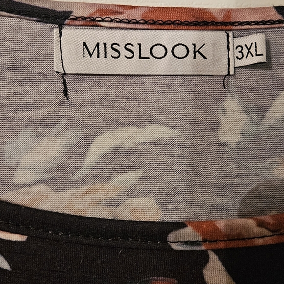 Miss Look Floral Top - Picture 3 of 4